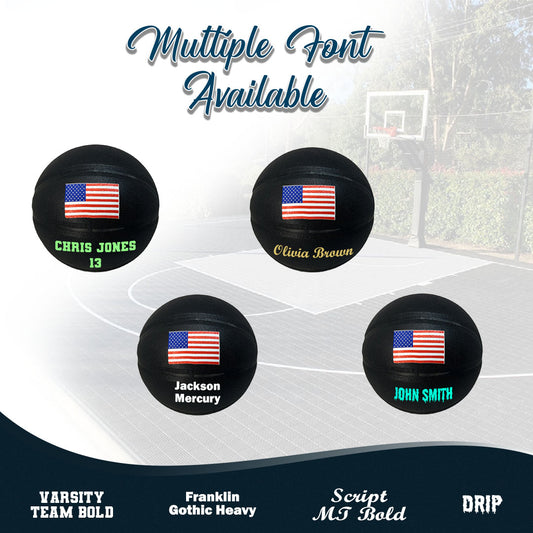 AllBlackBASKETBALLUSAFontStyle