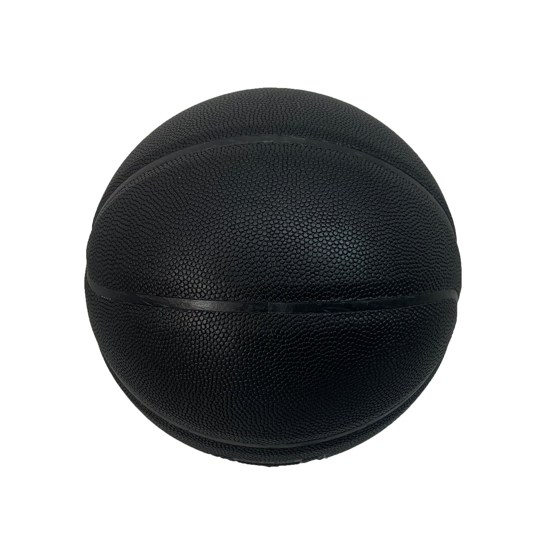 All Black Basketball Front View