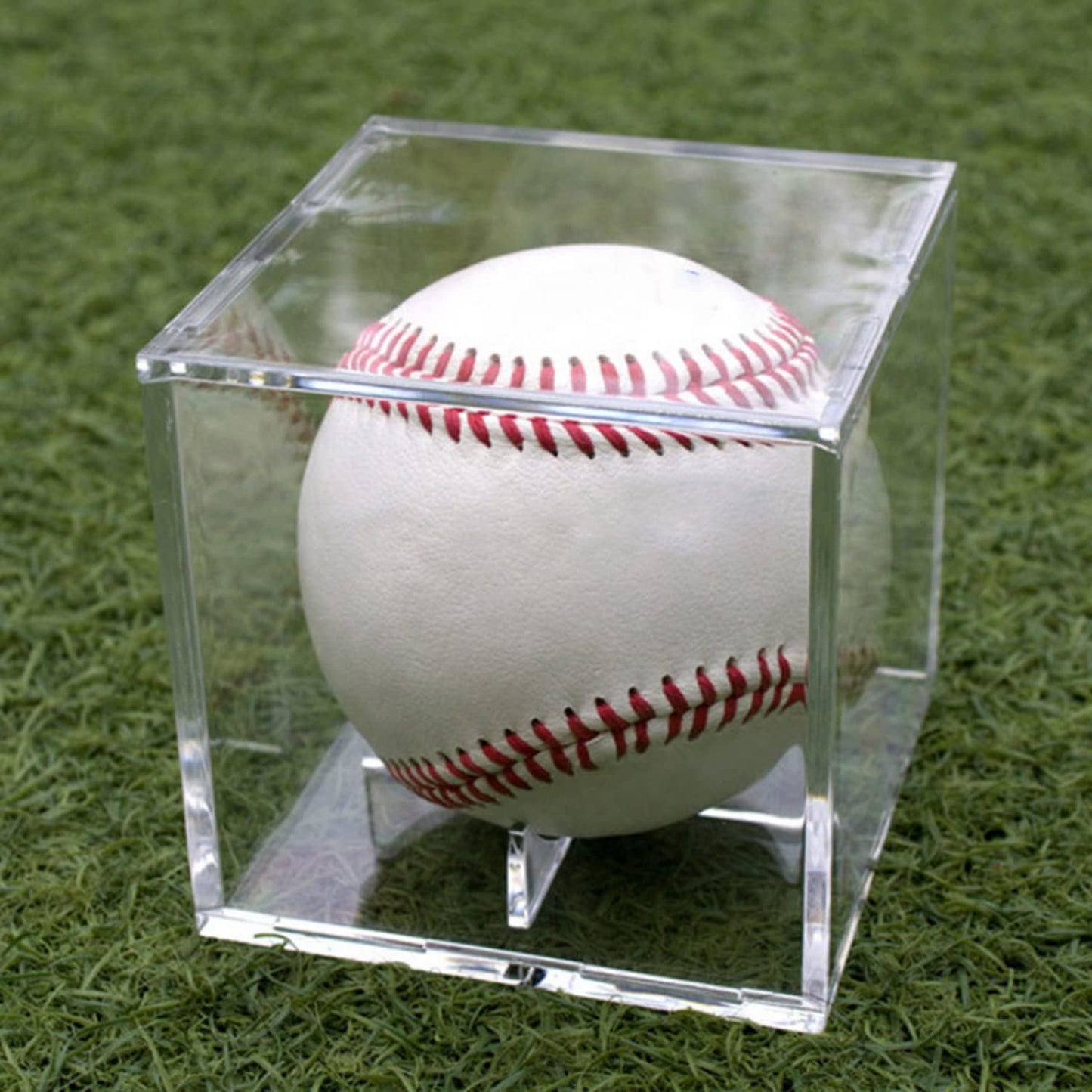 Baseball Display Case with Ball