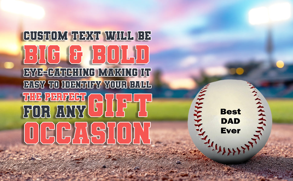 Best Dad Ever Baseball White 3