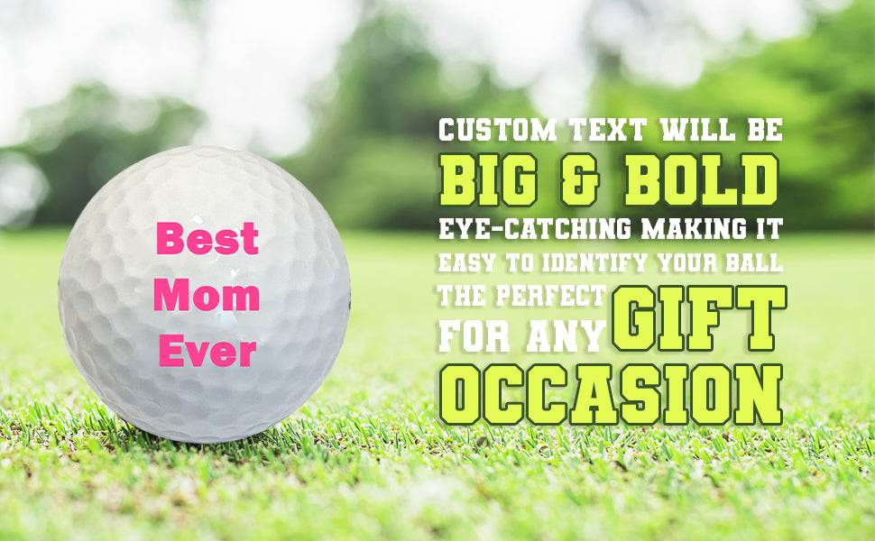 Custom Best Mom Ever Golf Balls B
