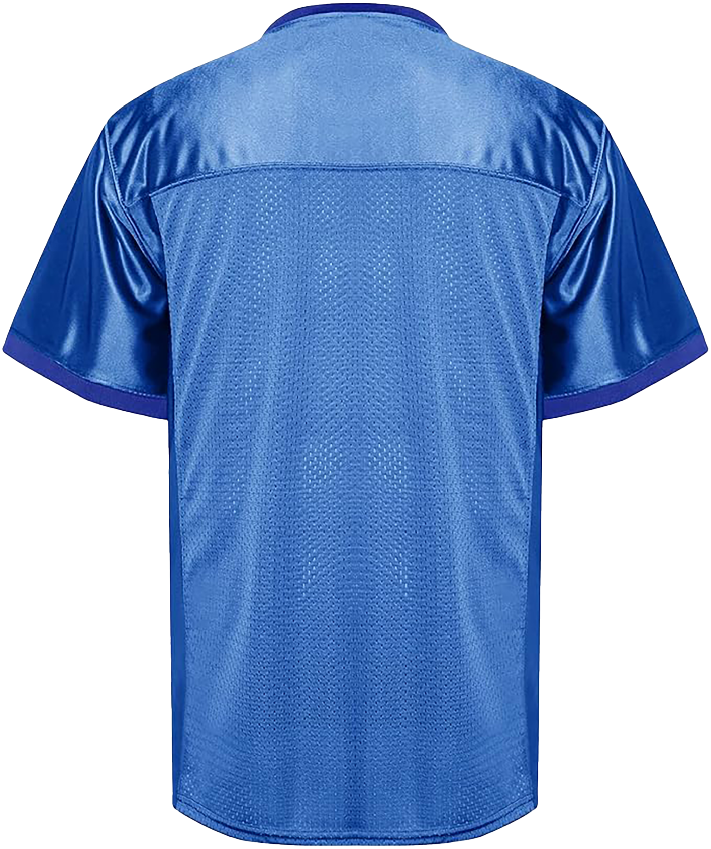 Customized Football Blue Jersey Back