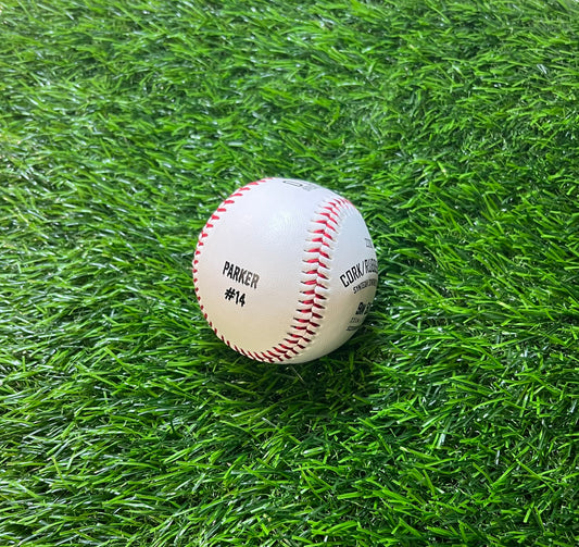 Customized Baseball with Black Text