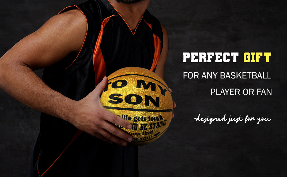 TO MY SON BASKETBALL GOLD 4