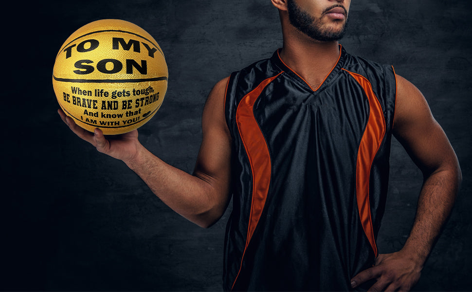 TO MY SON BASKETBALL GOLD 5
