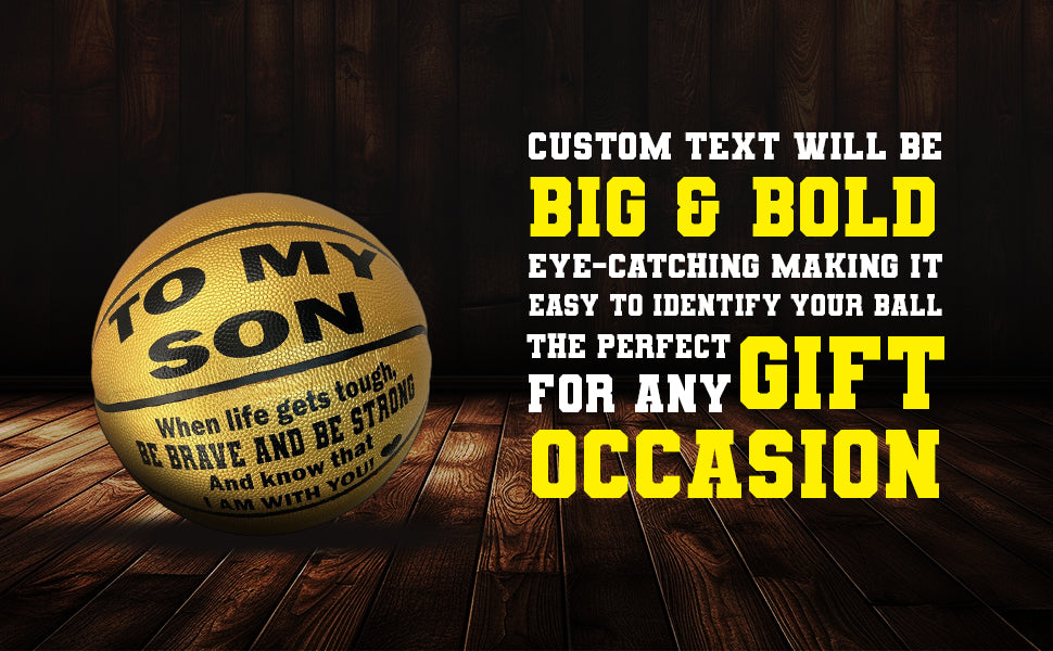 TO MY SON BASKETBALL GOLD 6