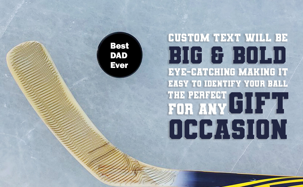 Customized Best Dad Ever Hockey 2