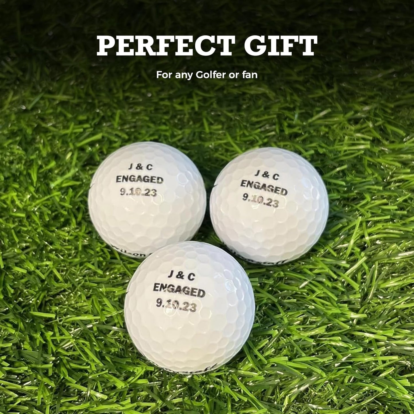 Customized Golf Balls Three Pack is the Perfect Golfer Gift