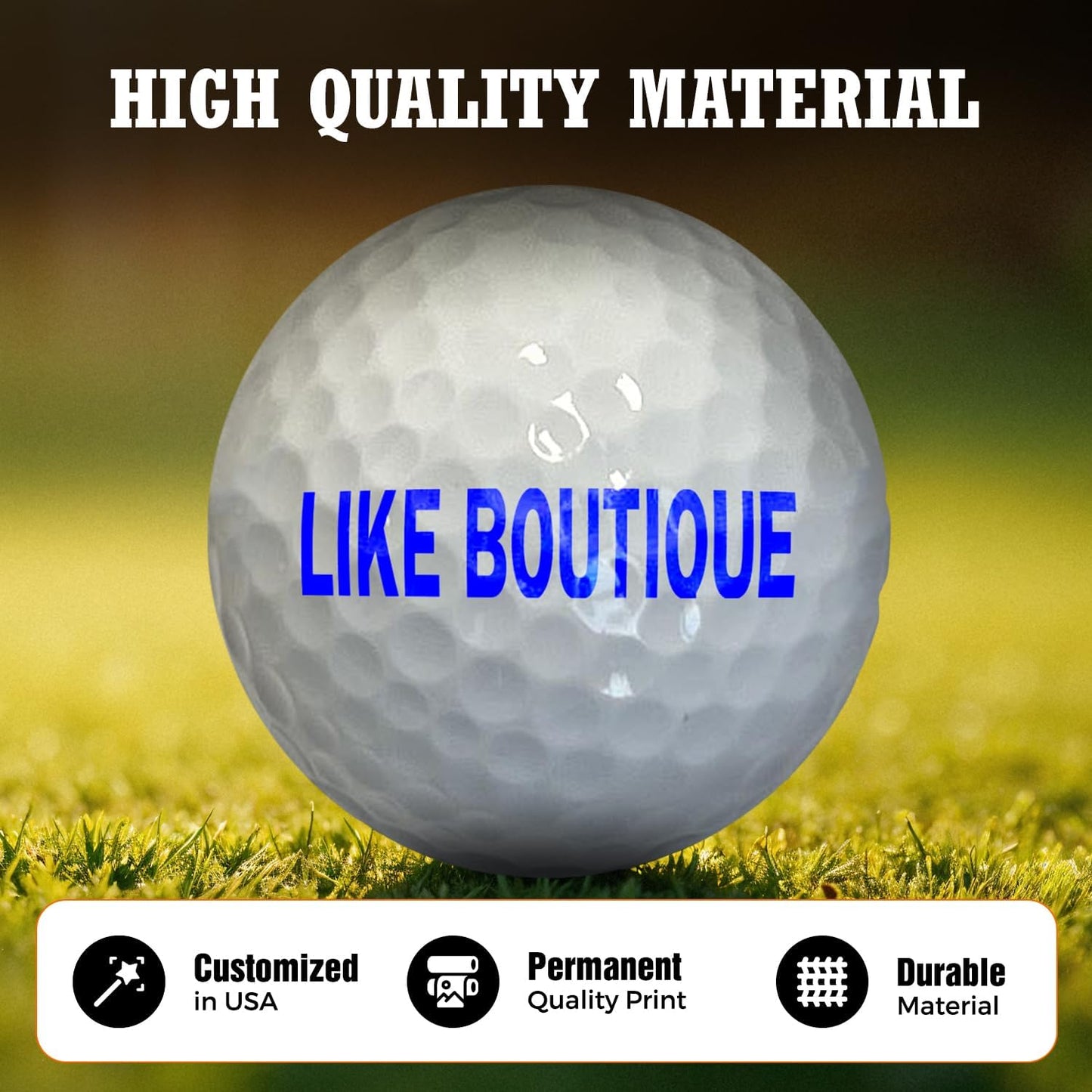 Customized Golf Balls Three Pack Benefits and Features