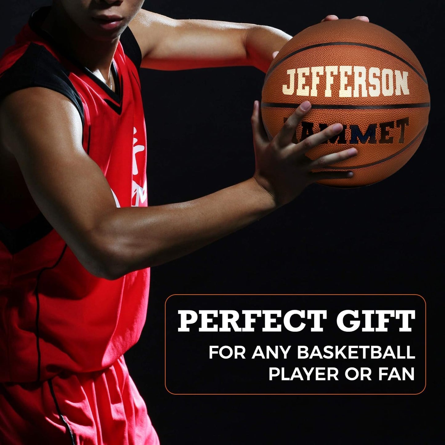 Customized Personalized Indoor Outdoor Basketball is the Perfect Player Team Gift