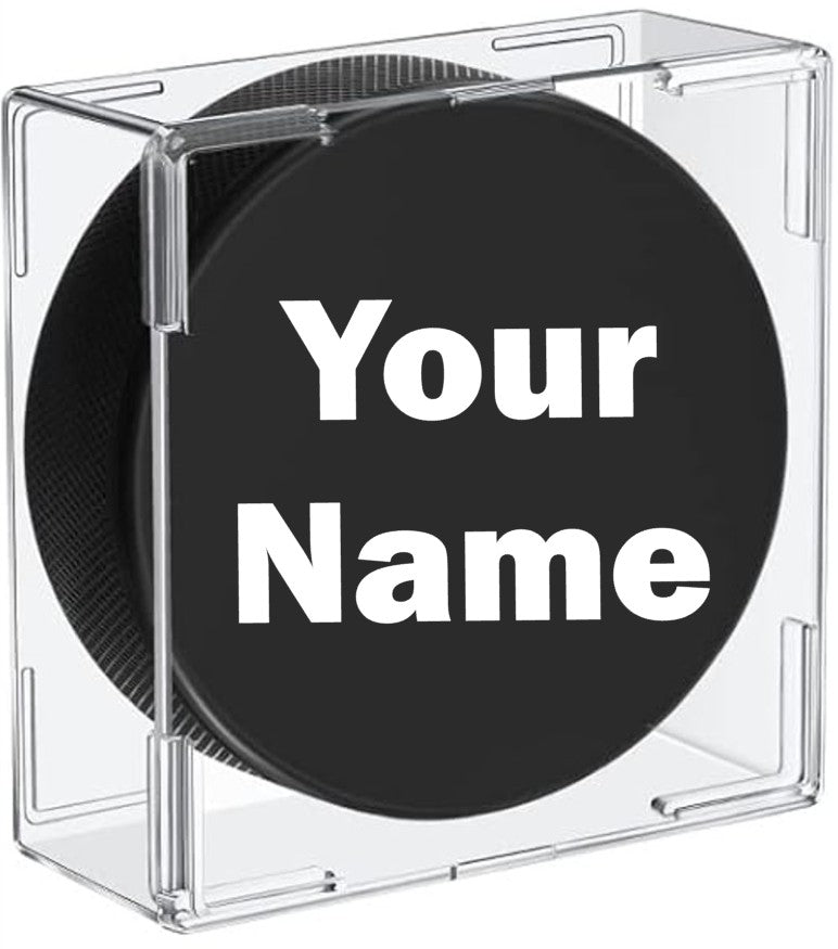 Customized Hockey Puck Personalized with Your Name