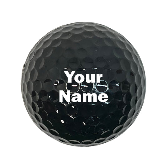Customized Personalized Black Golf Ball Your name