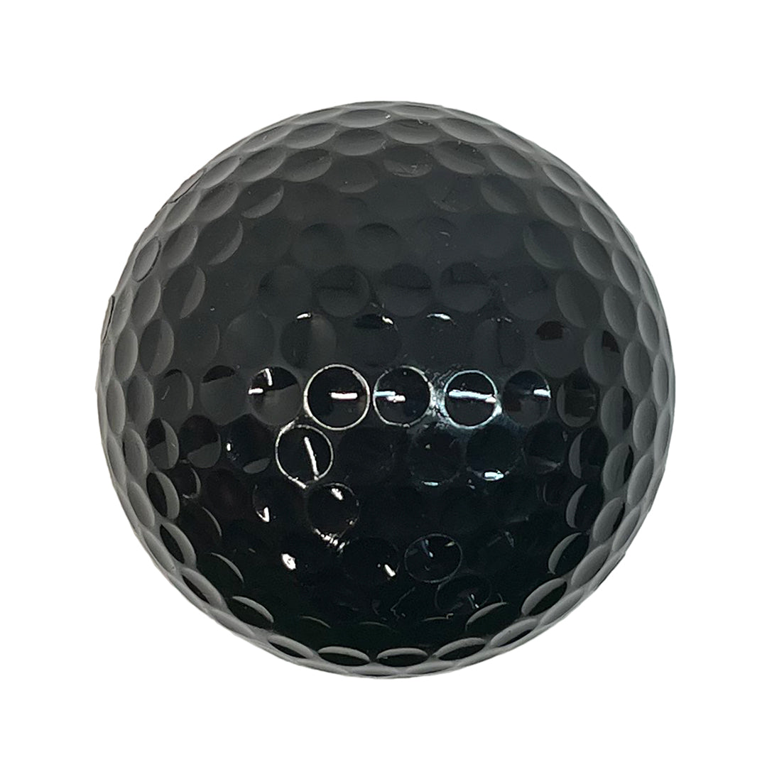 Customized Personalized Black Golf Ball 12 Pack Blank