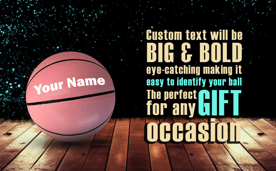 Customized Pink Basketball Benefits
