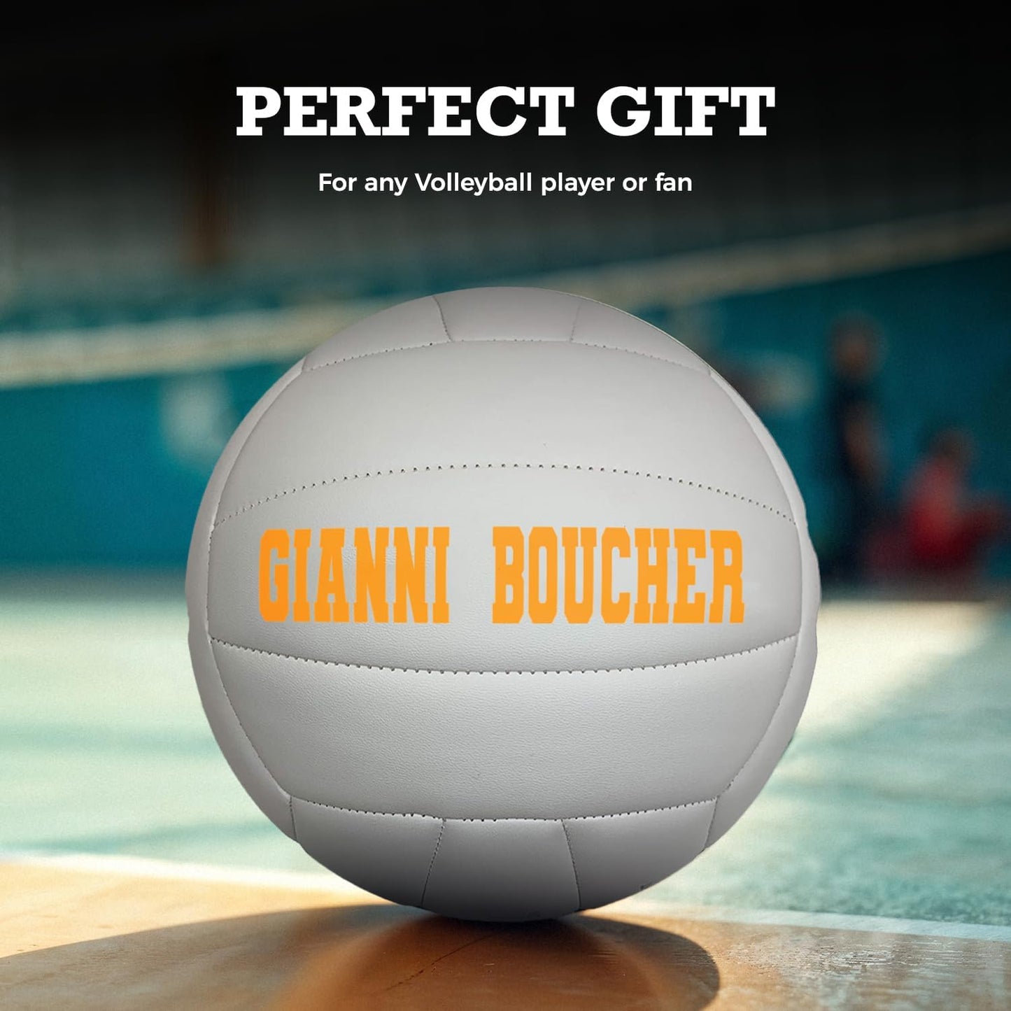 Customized White Volleyball Personalized Perfect Volleyball Gift