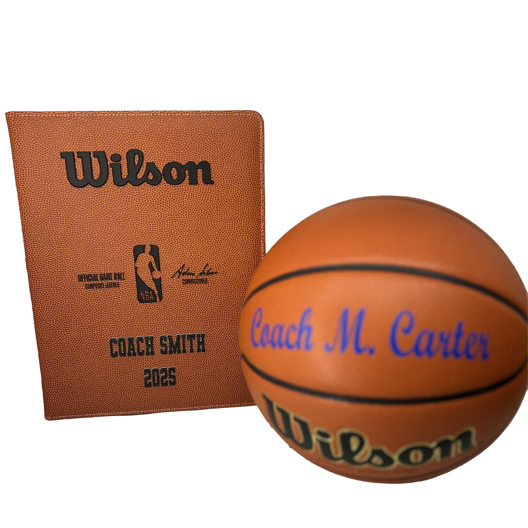 Customized Wilson NBA Basketball Padfolio Available Embossed Logo