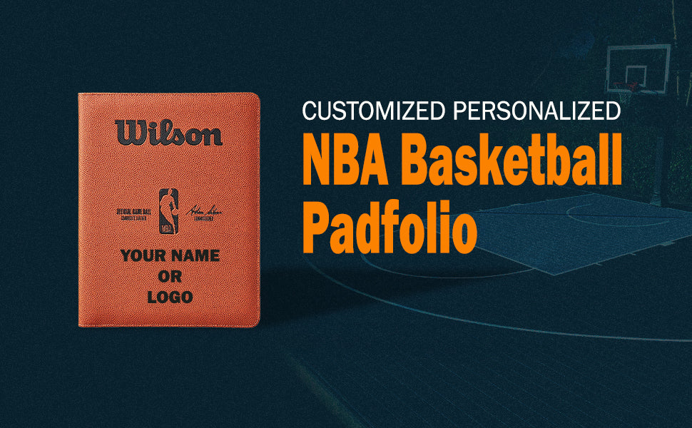 Customized Wilson NBA Basketball Padfolio