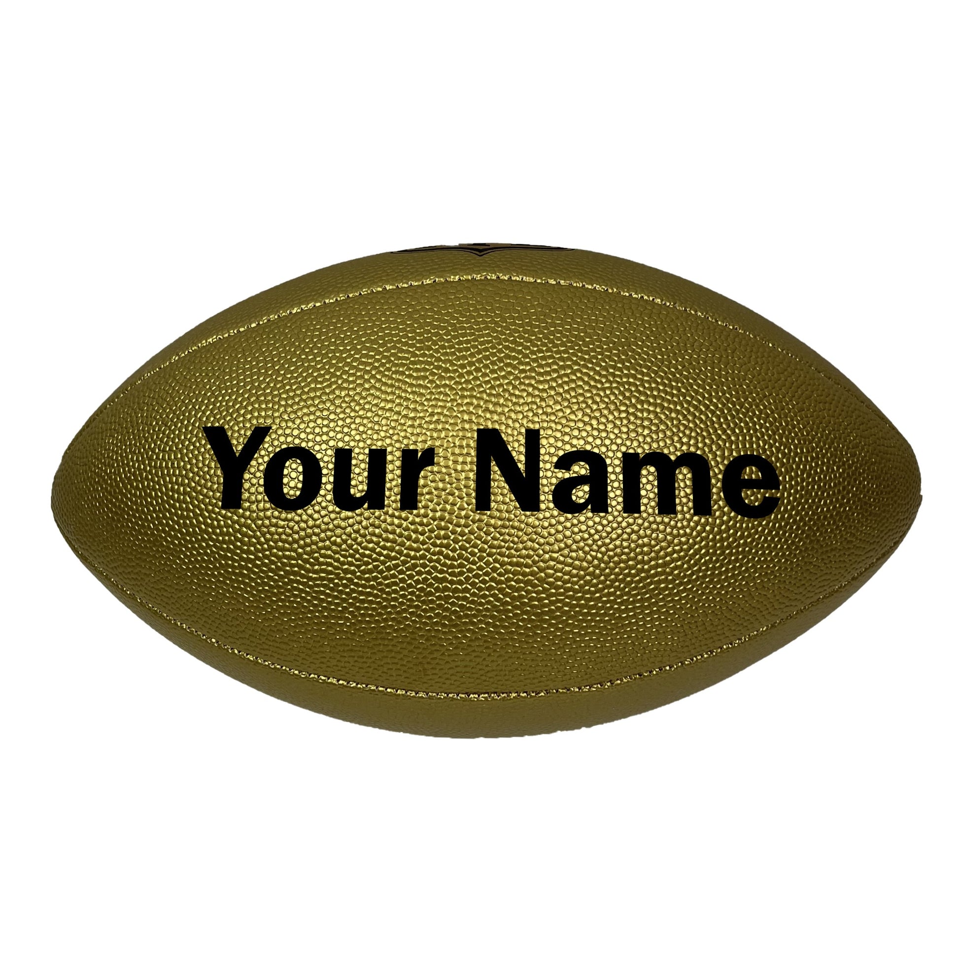 Customized Wilson NFL Gold Football Personalized