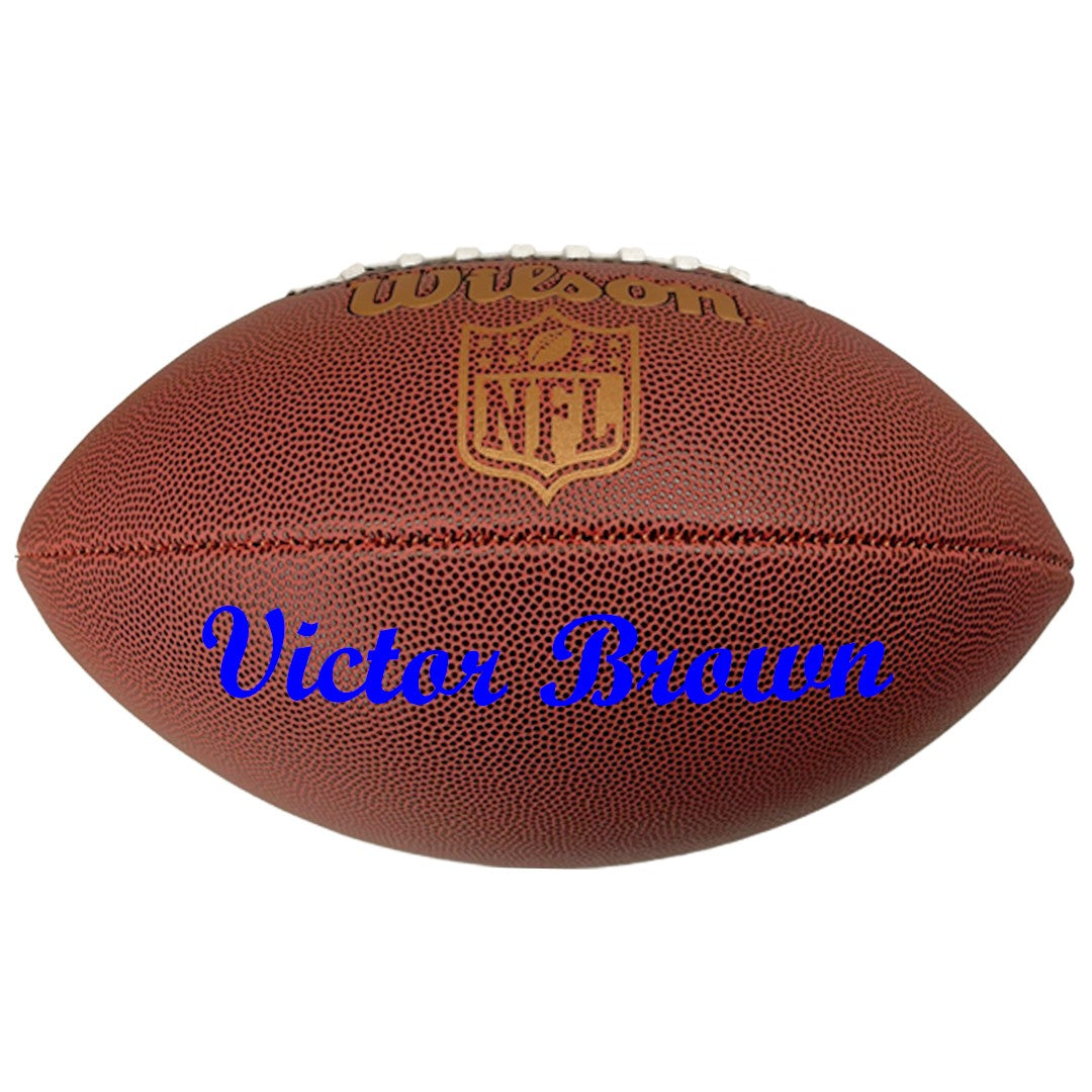 Customized Personalized Wilson NFL Ignition Football