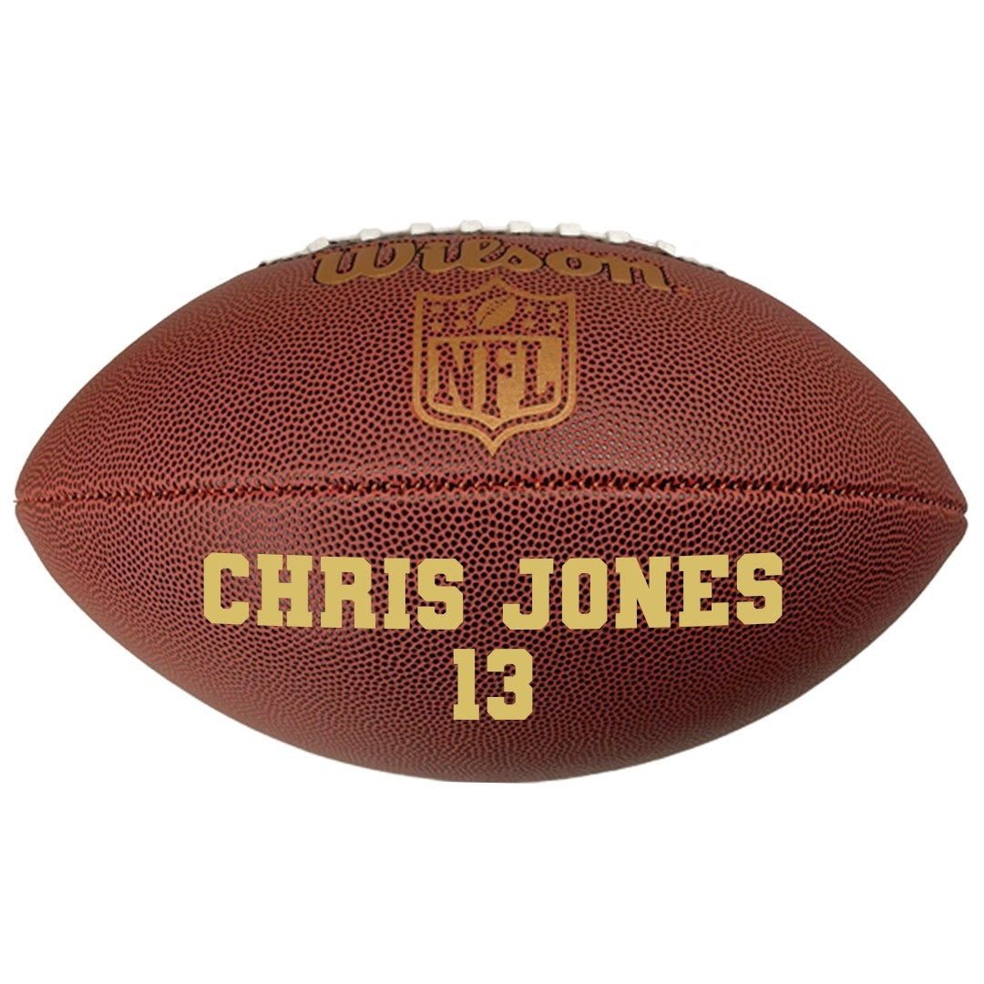 Customized Personalized Wilson NFL Ignition Football