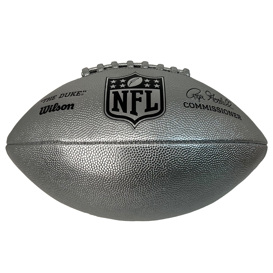 Customized Wilson NFL Silver Duke Replica Football