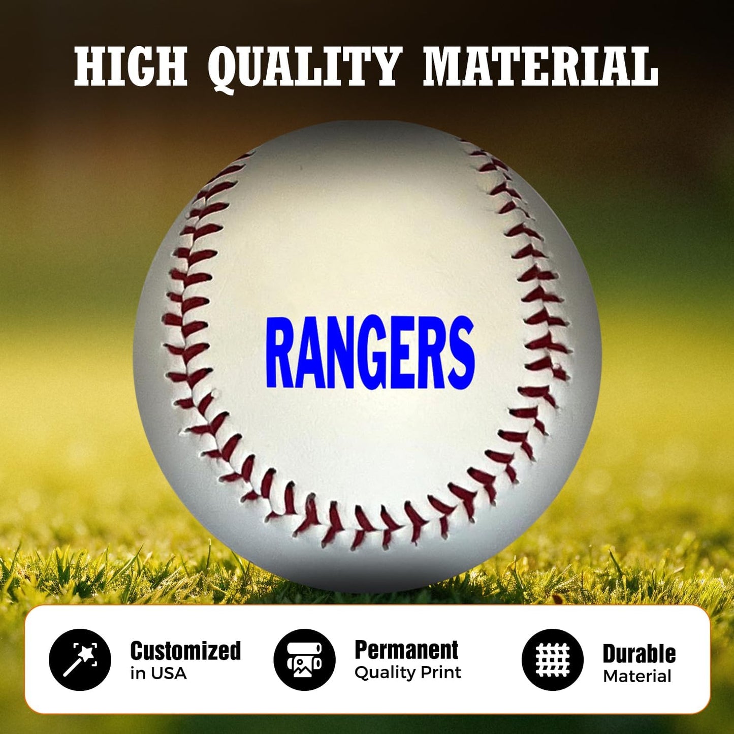 Personalized Baseball with High Quality Materials