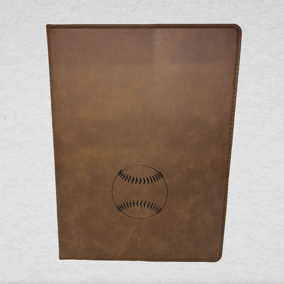 Customized Baseball Padfolio Blank