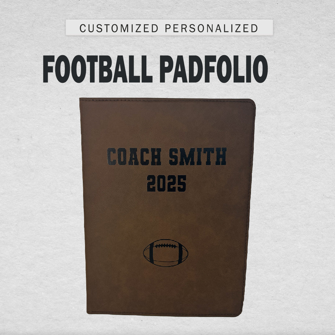 Customized Football Padfolio 1