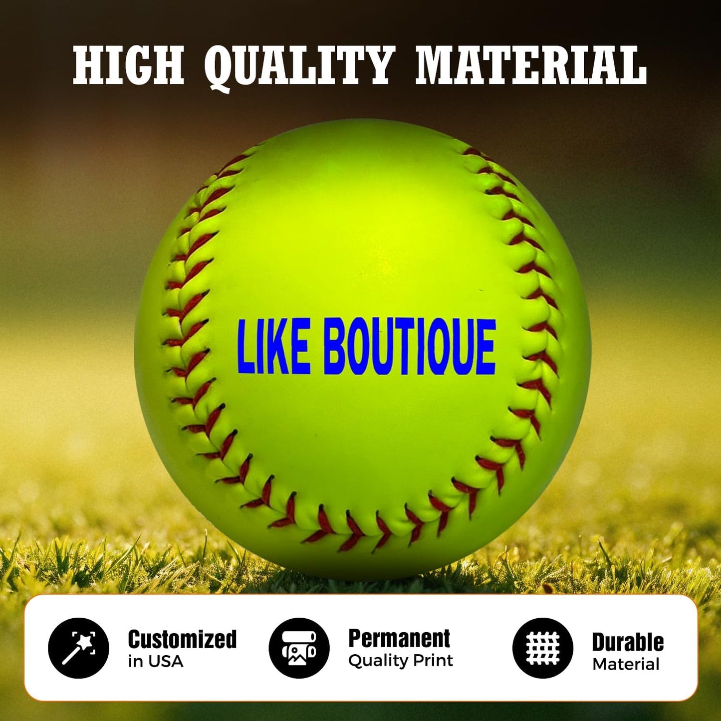 Personalized Softball Customized with Quality Materials