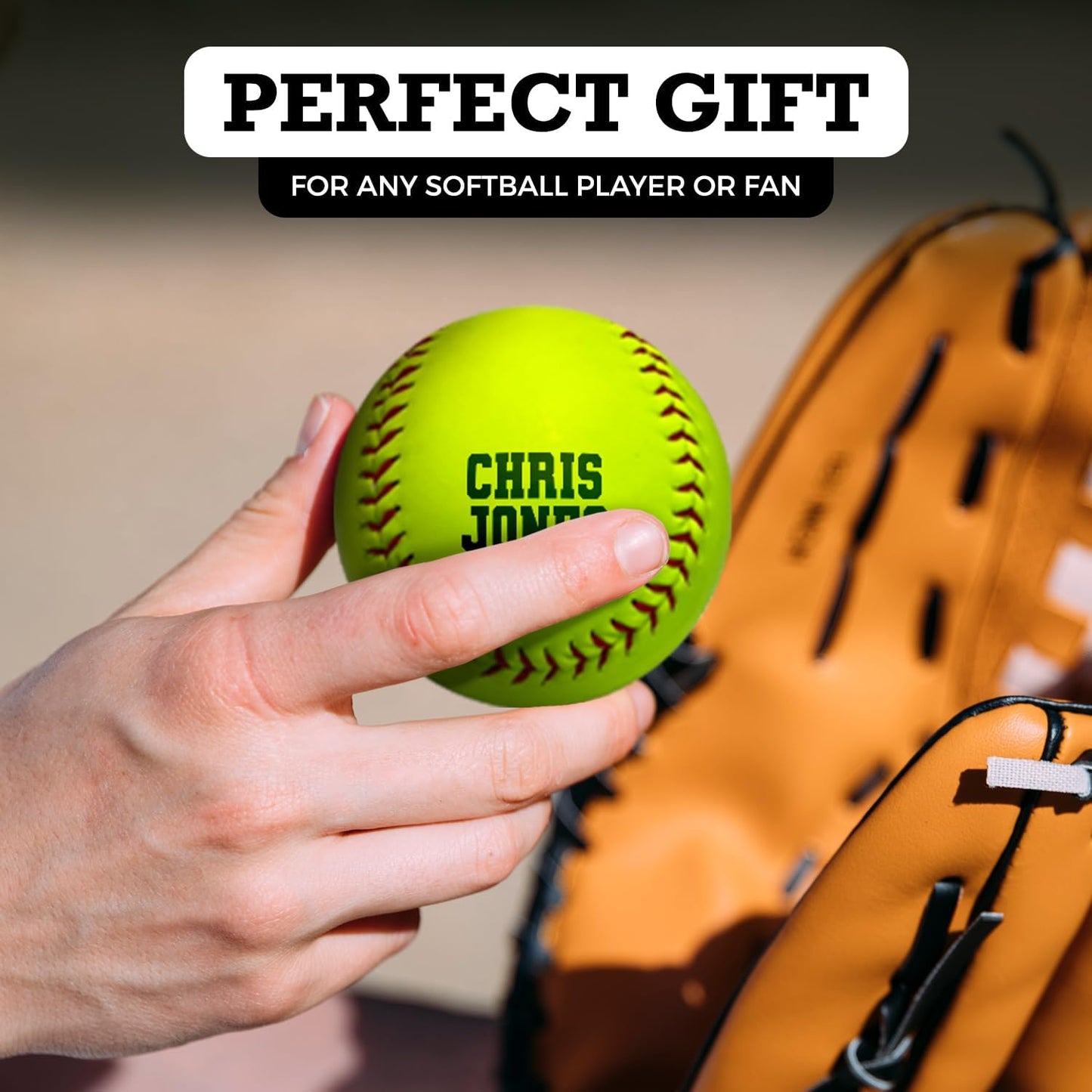 Personalized Softball The Perfect Softball Gift