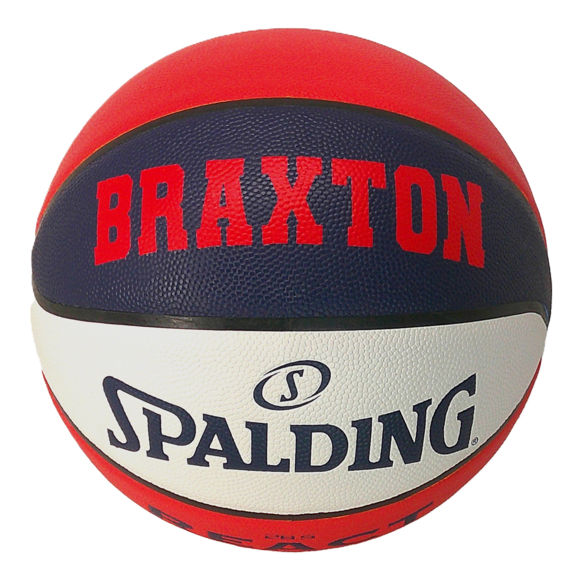Customized Spalding Red White and Blue TF250 Basketball