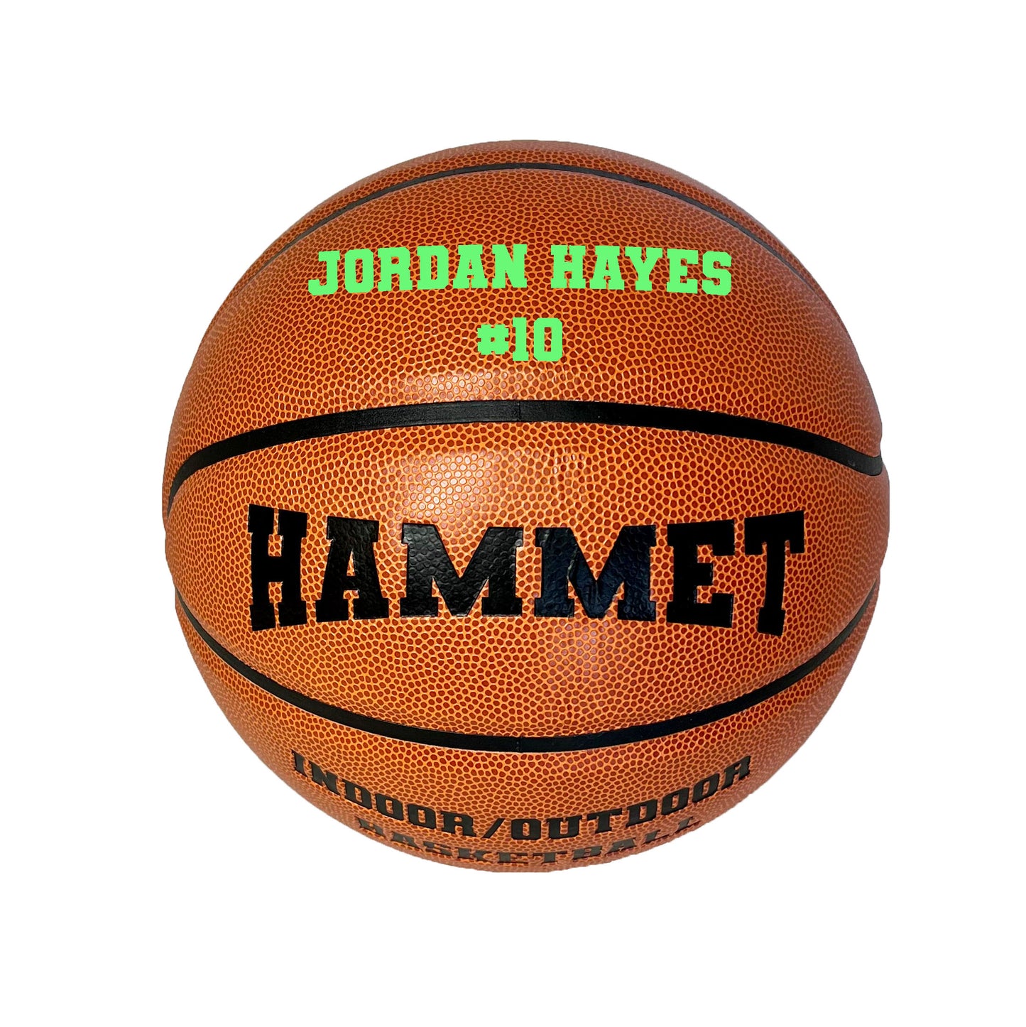 Hammet Customized Indoor Outdoor Basketball Green