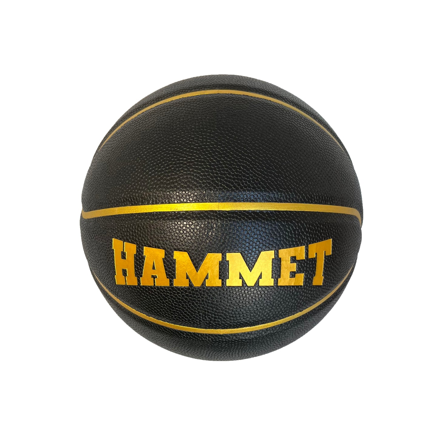 Customized Black and Gold Basketball