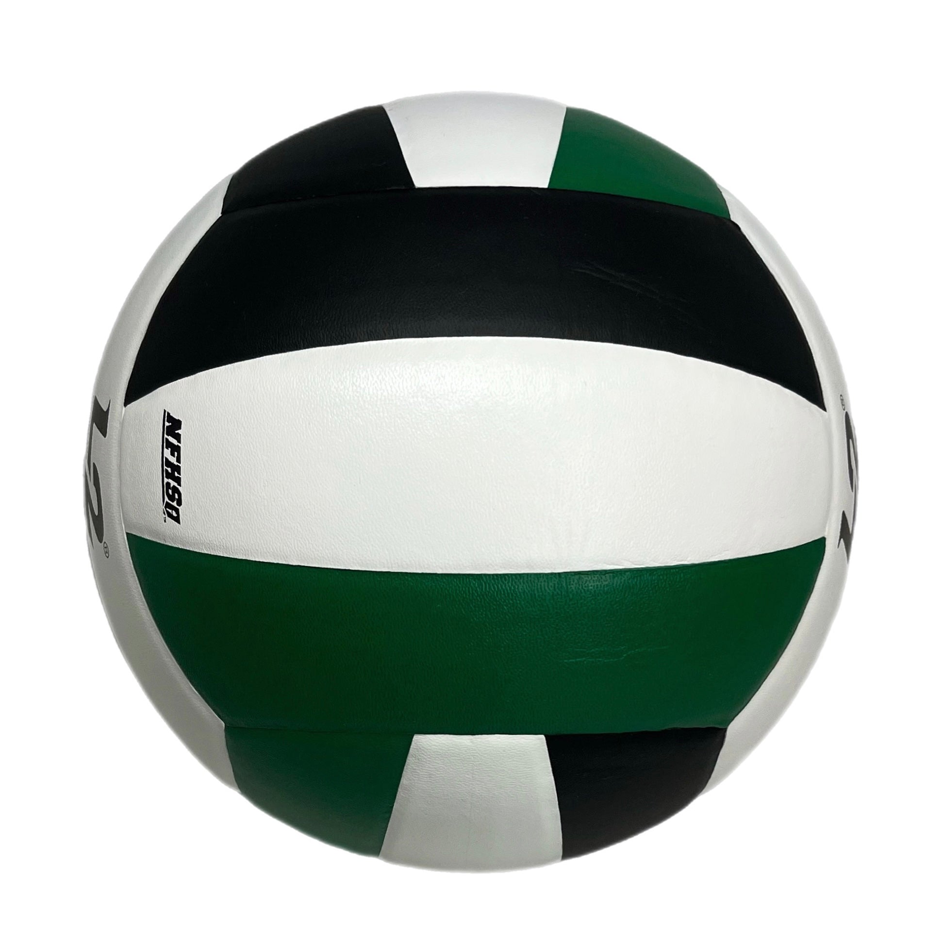 Molten L2 Volleyball Black and Green Front View