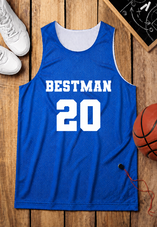 Personalized Blue Jersey Best man Customized Number Just made for you
