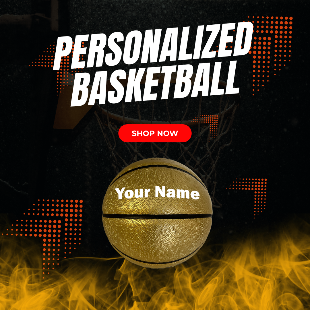 Personalized Gold Basketball