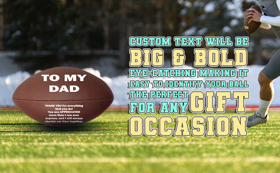 To My Dad Football 1