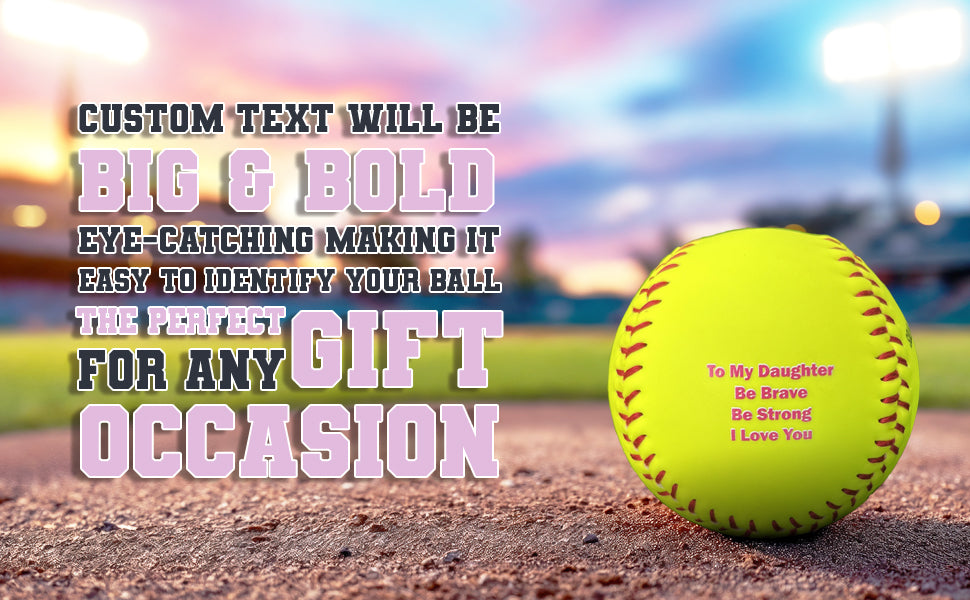 To My Daughter Softball 2