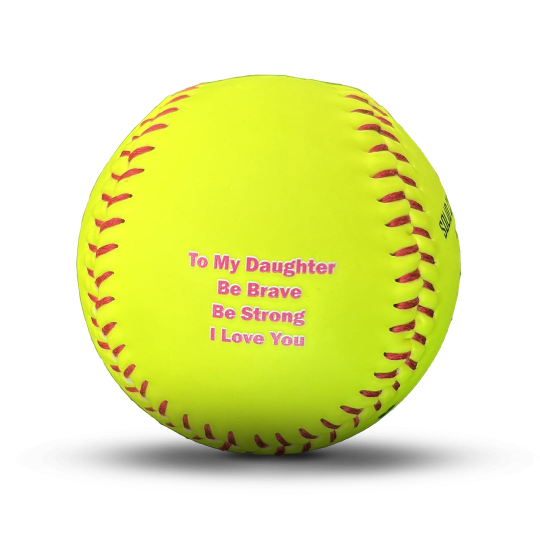 To My Daughter Softball