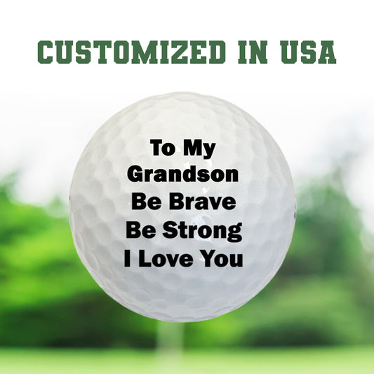 To My Grandson Golf Ball C