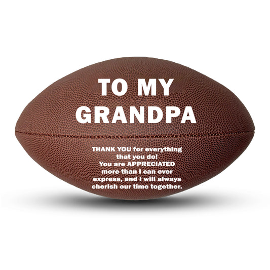 To My Grandpa Football
