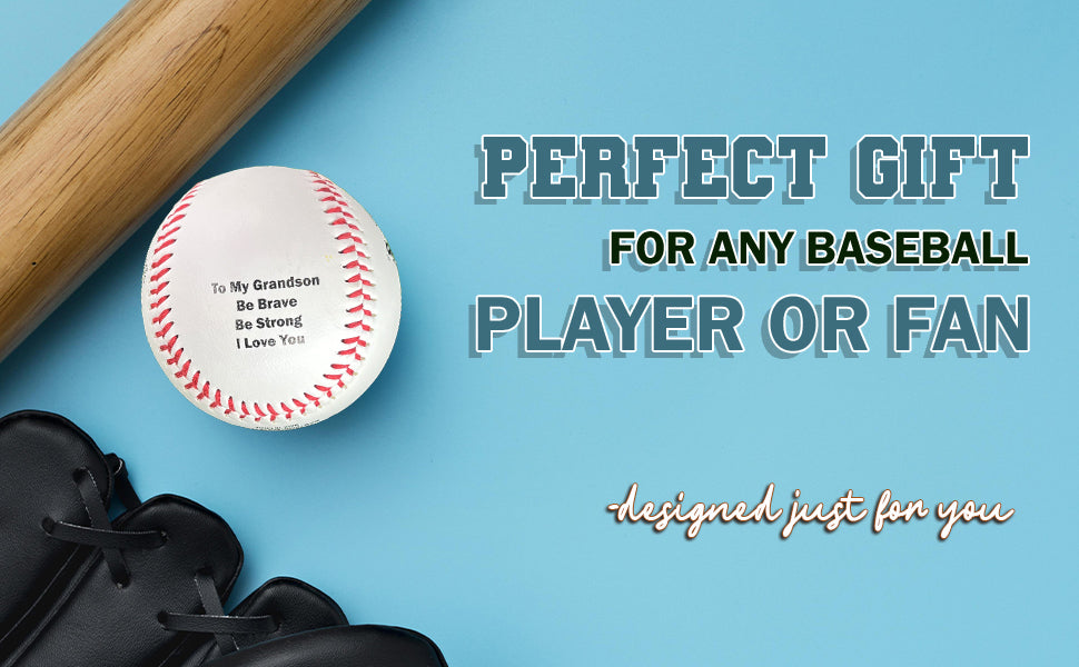 To My Grandson Be Brave Baseball 4