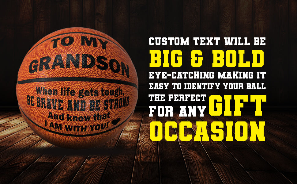 To My Grandson Basketball 1