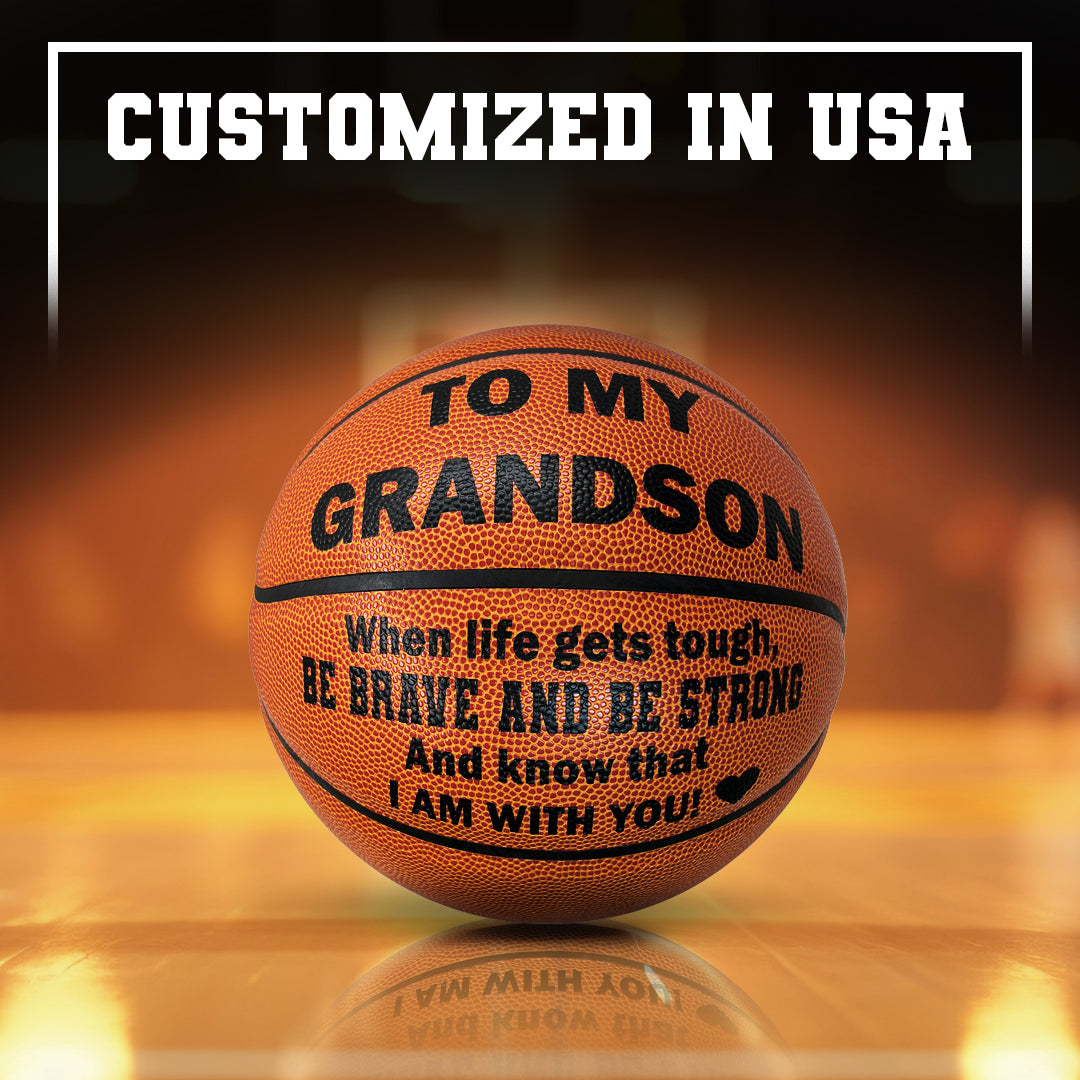 To My Grandson Basketball 3