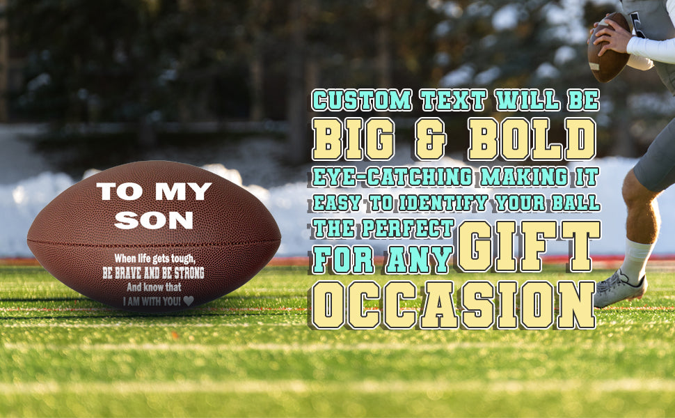 To My Son Football White B