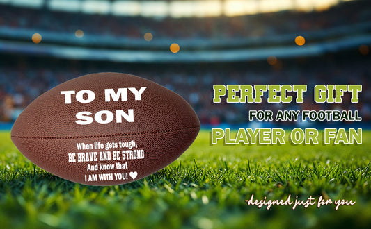 To My Son Football White A