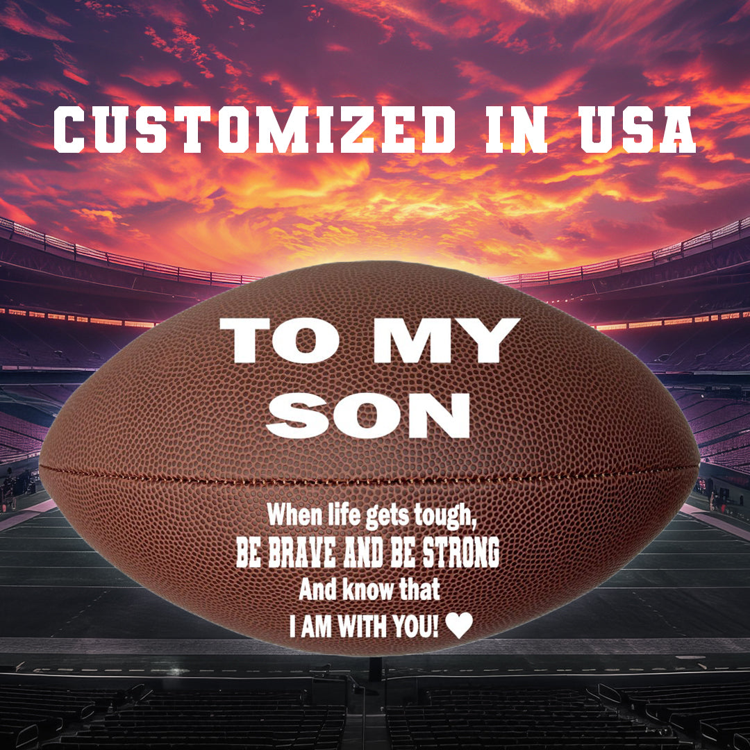 To My Son Football White C