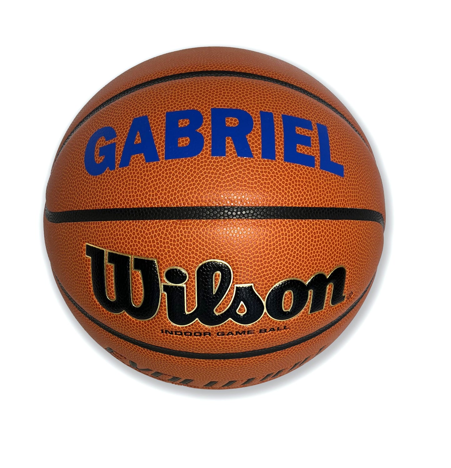 Customized Personalized Wilson Basketball Blue