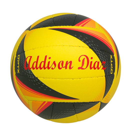 Wilson NCAA OPTX Soft Play Game Volleyball with Red Text