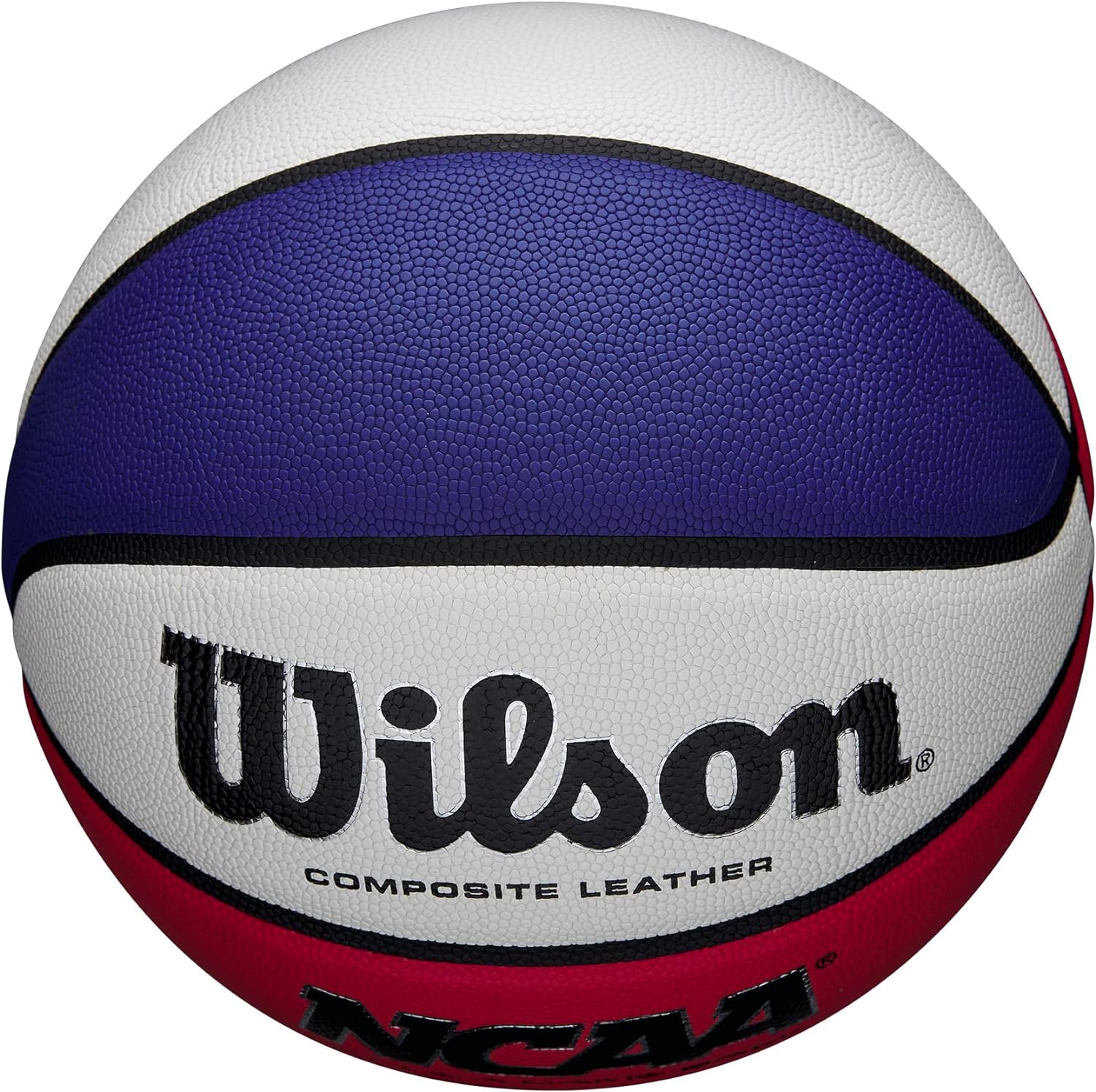 Customized Wilson Red White and Blue Basketball with no text